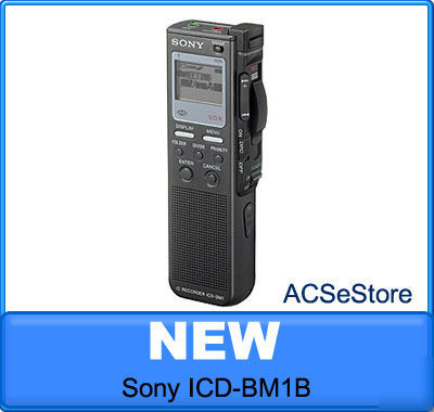 Sony icd-BM1B memory stick media digital voice recorder