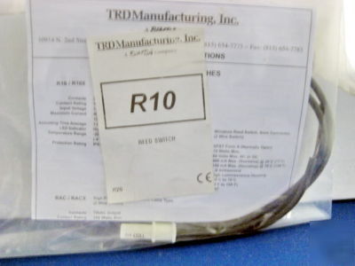 Trd R10 series miniature reed switch