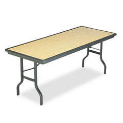 Iceberg indestructables rectangular folding table