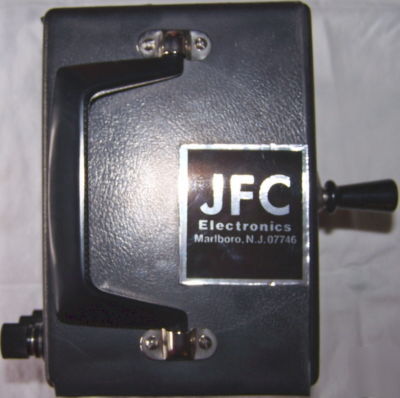 Jfc electronics usa crank ohm meter excellent w/ case