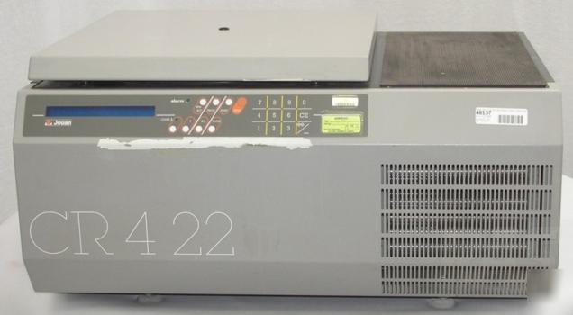 Jouan CR4.22 cr-422 refrigerated bench centrifuge+rotor