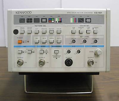 Kenwood ntsc color pattern generator cg-931 ++ nice ++