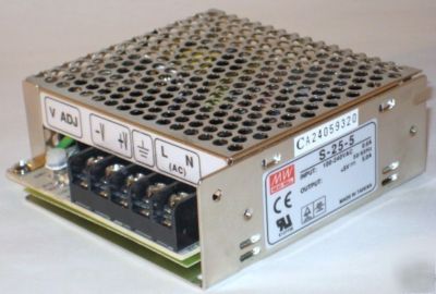 Meanwell mean-well s-25-5 single-out power supply 5V 5A