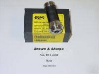 New brown & sharpe no.10 stub collet, 