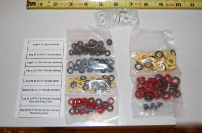 Norcal toroid kit - 165 toroids - no 