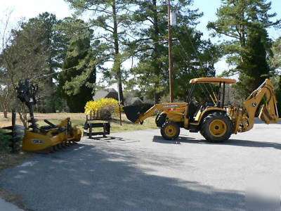 2007 jd 110 tractor, loader, backhole excellent cond 