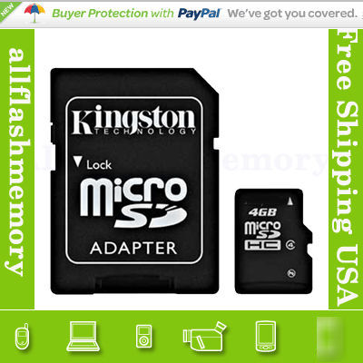 4GB microsd memory card for motorola zine razr VE20 V9M