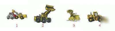 6 carhartt personalized w caterpillar front end loader