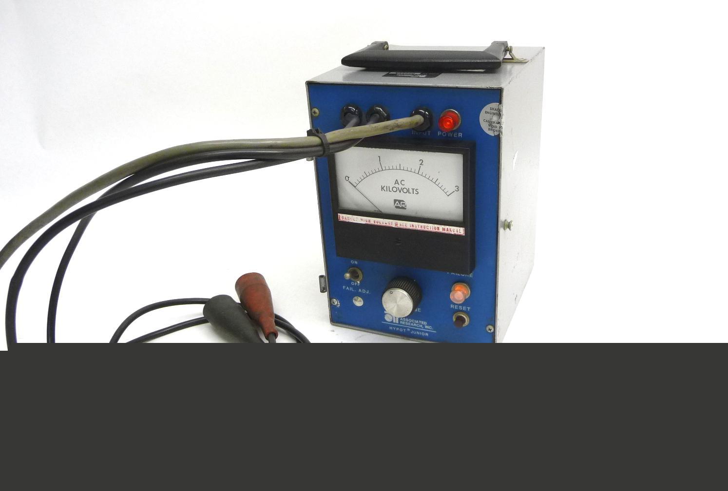 Associated research 4025 hypot junior ac current tester