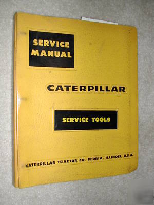 Caterpillar service tools manual cat ***very nice***
