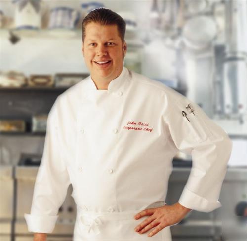 Chef revival white traditional jacket large nwt