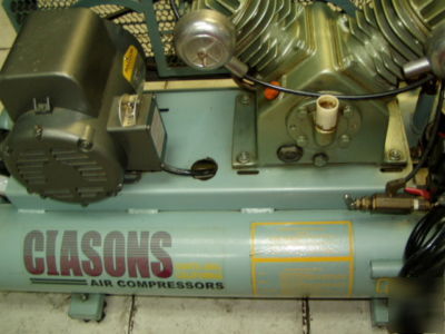 Ciasons model #st-B1810HWD 2HP 9.6CFM electric air comp