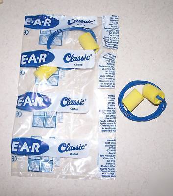 E-a-r classic corded earplugs ear plugs 500 qty