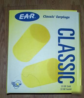 E-a-r classic corded earplugs ear plugs 500 qty