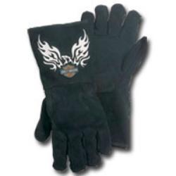 Harley davidson flaming eagle welders glove
