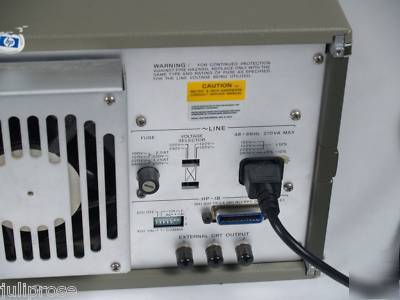 Hp 4145A semiconductor parameter analyzer w/ 16058A