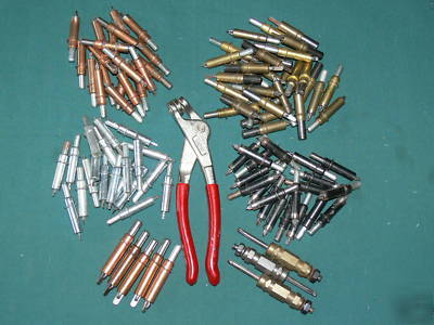 Huge lot assorted clecos & pliers hot rat rod stock car