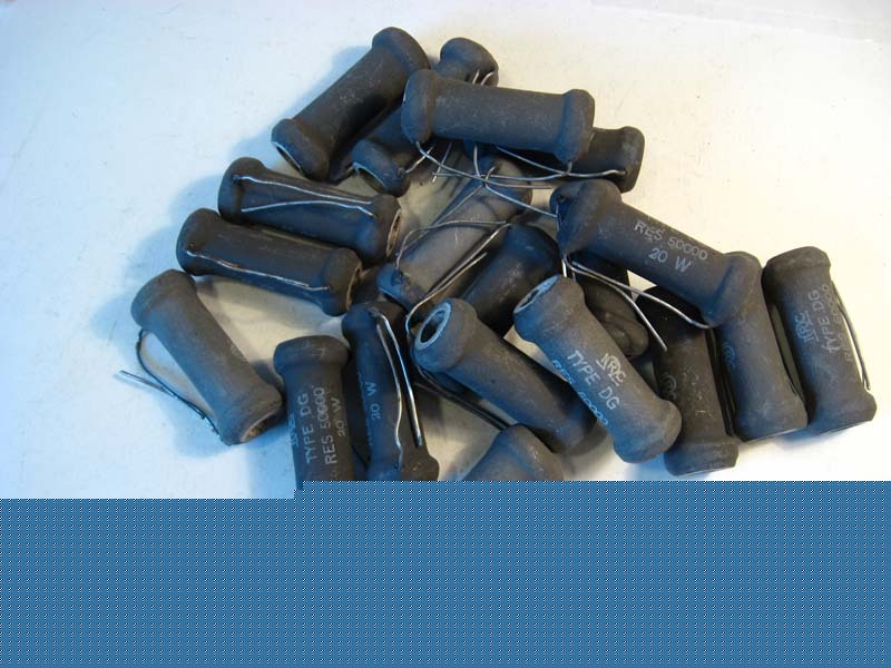 Lot of 18 - 50 k ohms 20 watt power resistors irc brand
