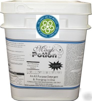 Magic potion - detergent crystalizing carpet cleaner