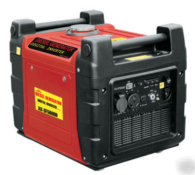 New digital inverter 5600D 5000 watts diesel generator 