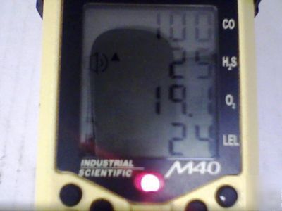 New industrial scientific M40 4-gas meter & all sensors