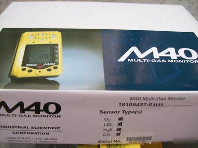 New industrial scientific M40 4-gas meter & all sensors