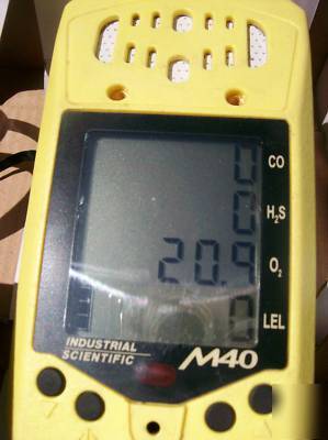 New industrial scientific M40 4-gas meter & all sensors