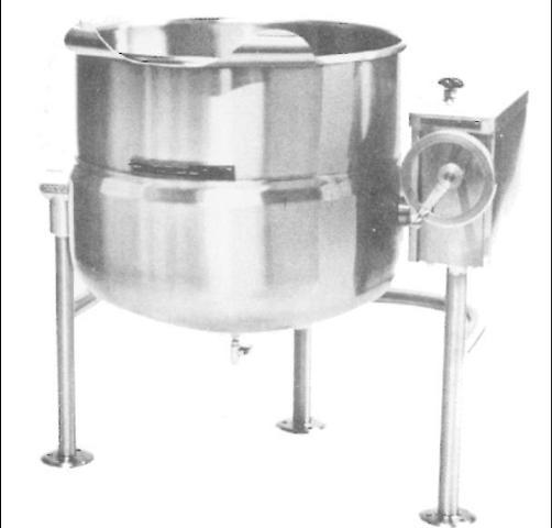 New intek direct steam tilting kettle 20 gallon-3 leg 