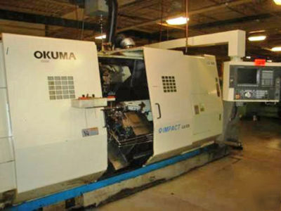 Okuma impact lu-25 4-axis cnc turning center