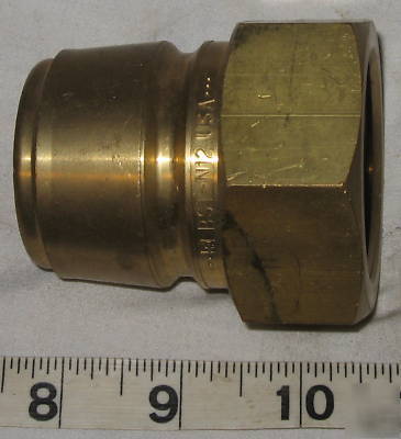Parker brass bst-N12 series quick coupling 1-1/2