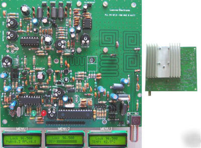 Pll fm transmitter with lcd display 87,5-108 mhz 8 watt