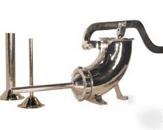 Sausage stuffer - 5 lb. - all stainless steel 