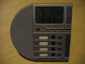 Sharper imagetalking message center 4 memos, clock, tim