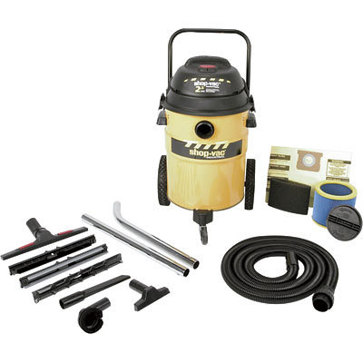 Shop-vac wet/dry vacuum epoxy-coated tank 10 gal 2.5 hp