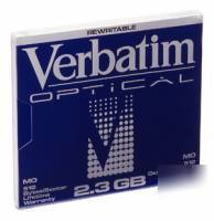 Verbatim 5PACK 2.3GB mo rewritable magneto optical disk