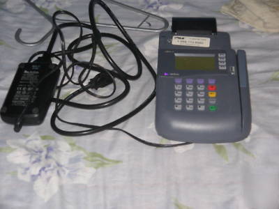 Verifone omni 3350 smart/magnetic credit card terminal