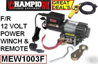 Winch electric 12 volt v reversible trailer freepost 