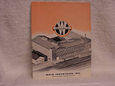 Wald reflecto liners striping - catalog w-56 - 1950's 