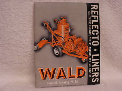 Wald reflecto liners striping - catalog w-56 - 1950's 
