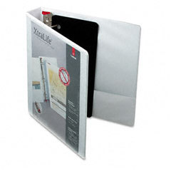 Xtralife cover binder, 1-1/2 capacity, 11 X8-1/2 , whi