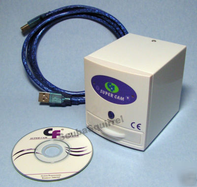 New digital dental x-ray film reader converter