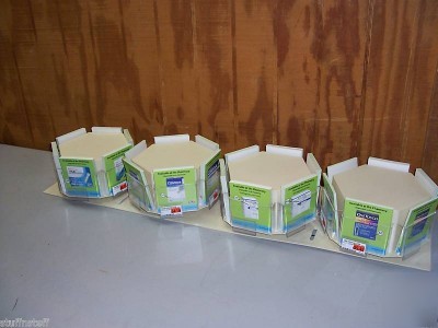 New hexagon spinning card holders on 36