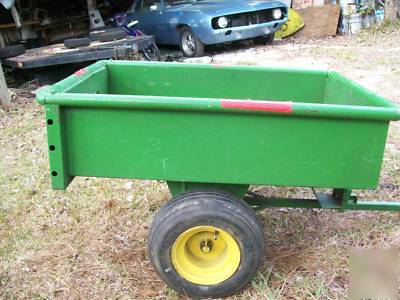 1968 john deere lawn trailer brass plate # 80