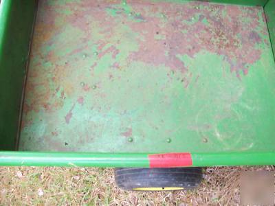 1968 john deere lawn trailer brass plate # 80