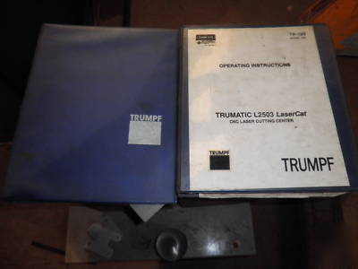 1992 trumatic lasercat L2503 cnc laser cutting machine