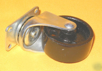  2 inch swivel caster set ball bearing solid steel whee