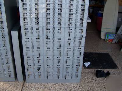 78 safe deposit boxes with dual keys, bond boxes 