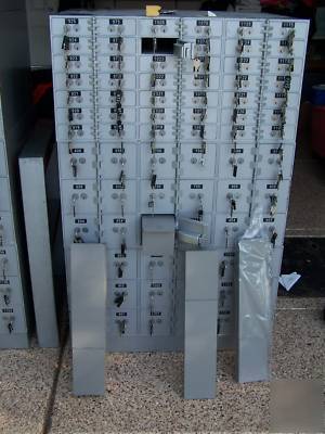 78 safe deposit boxes with dual keys, bond boxes 