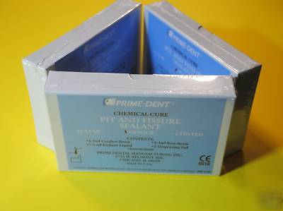 Dental vlc pit and fissure sealant kit chemical cure 