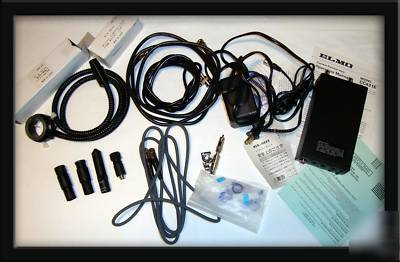 Elmo 9745-2 CC431E control unit + 4 micro camera lens @